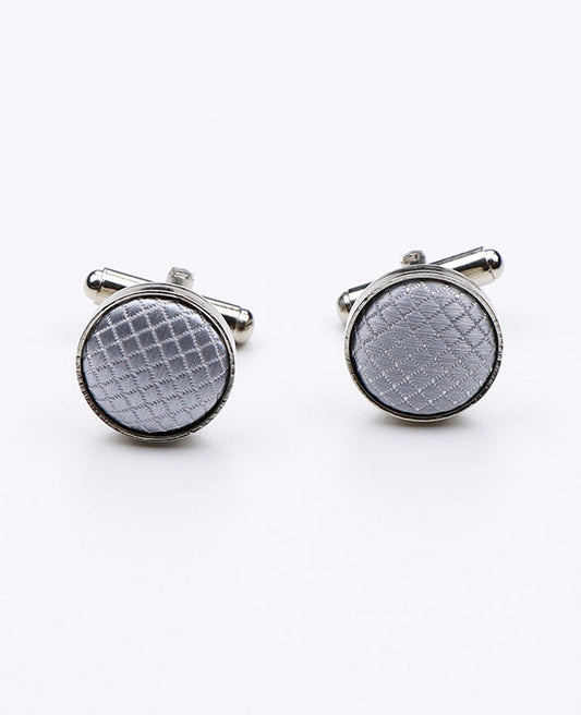 Boutons de Manchette Gris n°1 en Polyester | Martin - Unipap's