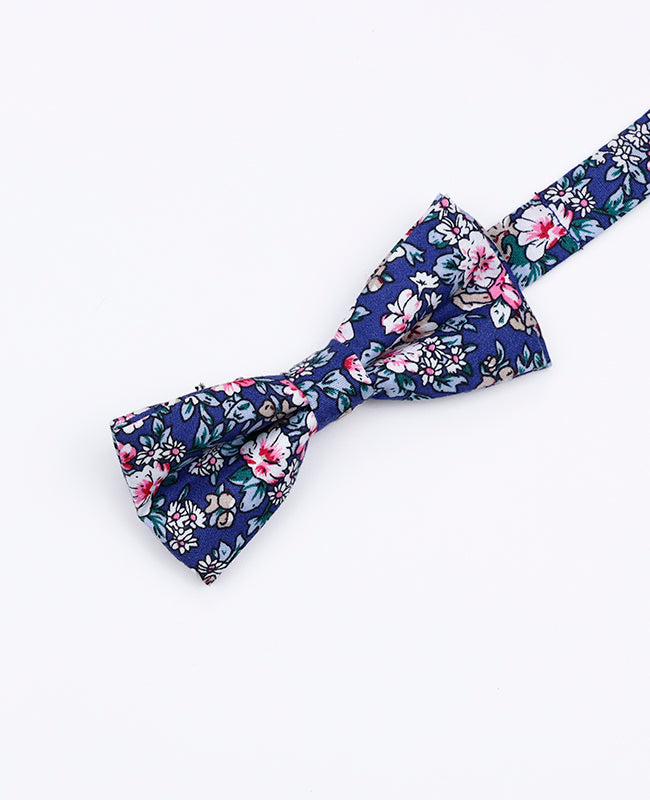 Noeud Papillon Liberty Bleu n°10 Enfant en Coton | Gaspard - Unipap's