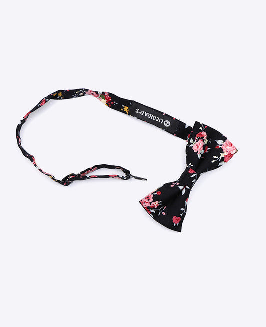 Noeud Papillon Liberty Noir n°1 Enfant en Coton | Charles - Unipap's