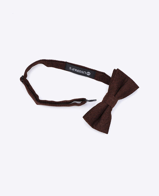 Noeud Papillon Marron n°2 Enfant en Effet Velours | Simon - Unipap's