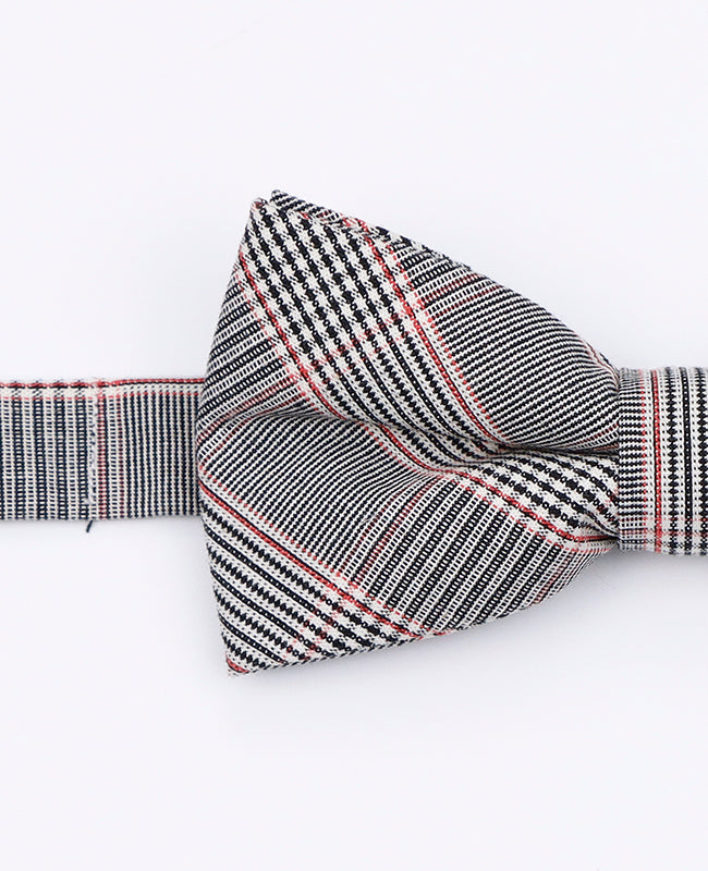Noeud Papillon Tartan Gris n°2 Homme en Coton | Marcel - Unipap's