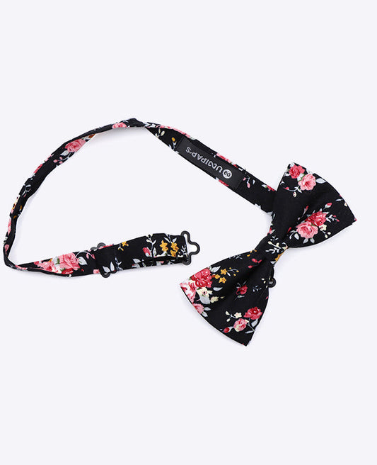 Noeud Papillon Liberty Noir n°1 Homme en Coton | Charles - Unipap's