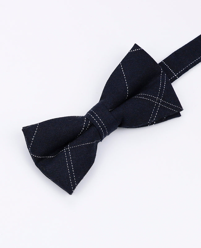 Noeud Papillon Tartan Noir n°1 Homme en Coton | Marcel - Unipap's