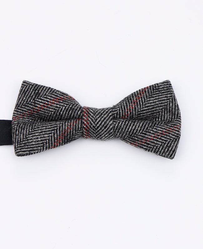 Noeud Papillon Tartan Gris n°4 Homme en Laine | Norbert - Unipap's