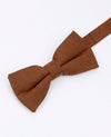 Papillon Marrone n°1 Uomo in Lino | Basile - Unipap's