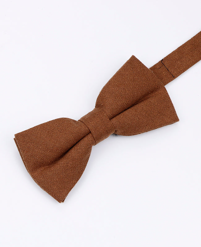Papillon Marrone n°1 Uomo in Lino | Basile - Unipap's